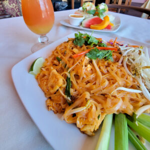 Pad Thai Noodles with Chicken